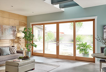 New doors on a home